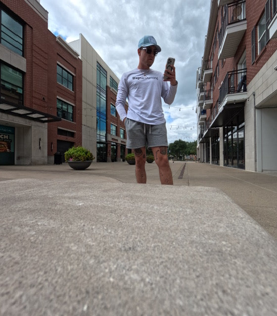 WagnerDiamond White Long Sleeve T-Shirt