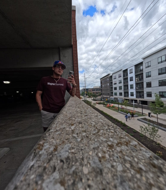 WagnerDiamond Maroon Short Sleeve T-Shirt
