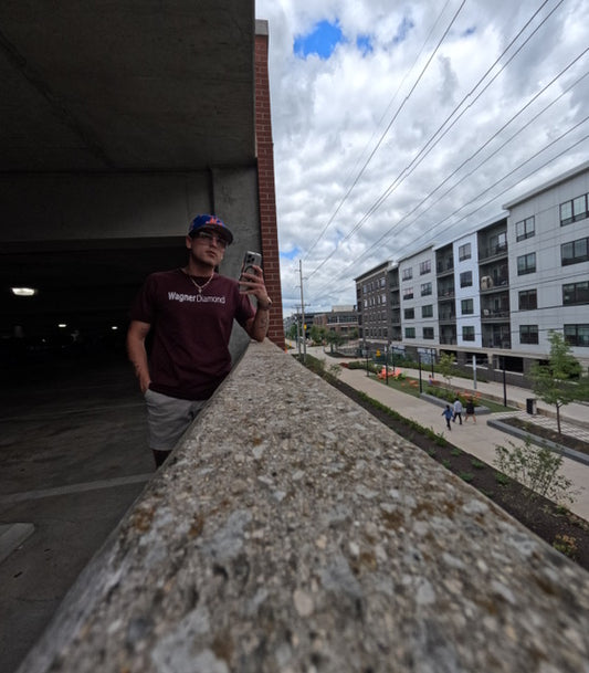 WagnerDiamond Maroon Short Sleeve T-Shirt